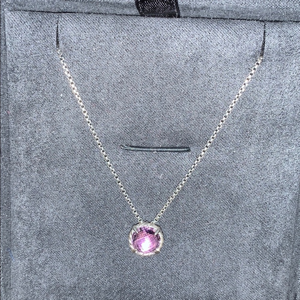 DAVID YURMAN 17 IN-NE 8MM PETITE CHTL Amethyst